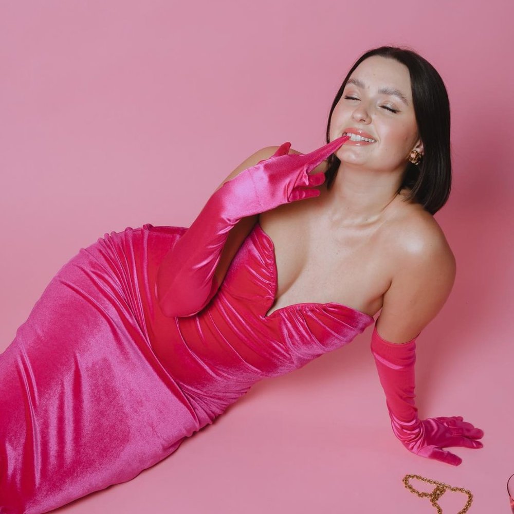 Zara velour dress - Medium